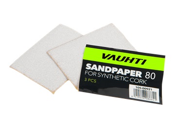 Vauhti Sandpaper pro systetický korek 80 (3 ks)