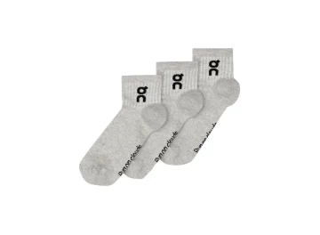 On Logo Mid 3-Pack Heather Gray