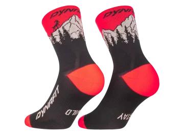 Dynafit TRAVERSE MID Black Out Ultra Coral/6A10