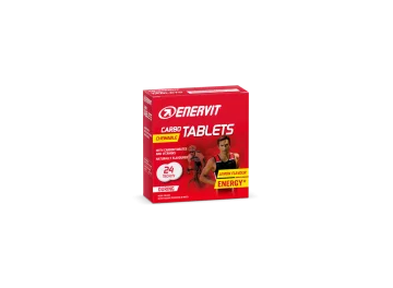 Enervit Carbo Tablets - 24 energetických tablet - citron
