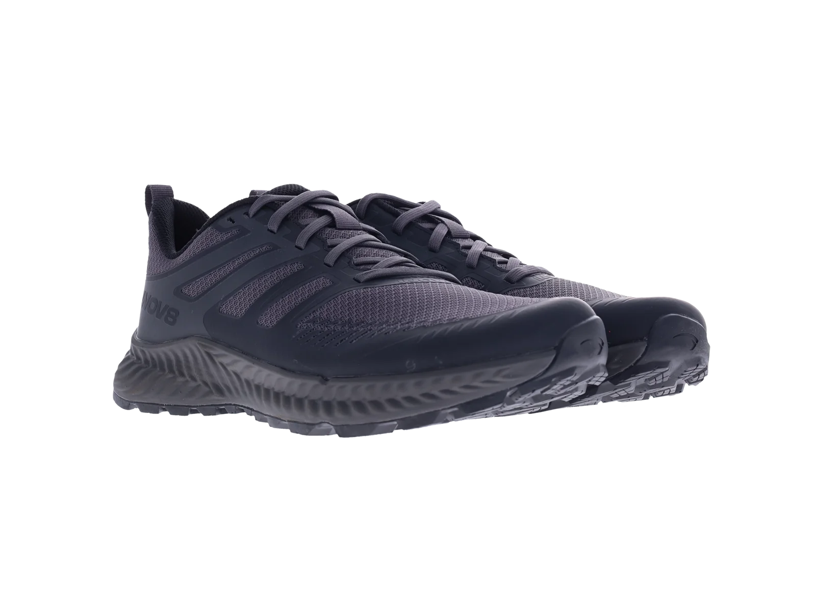 Inov-8 TRAILFLY Black/Peat Grey (wide)