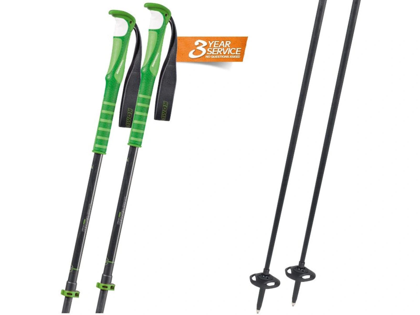 Komperdell CARBON C.7 Ascent - green 2025/26