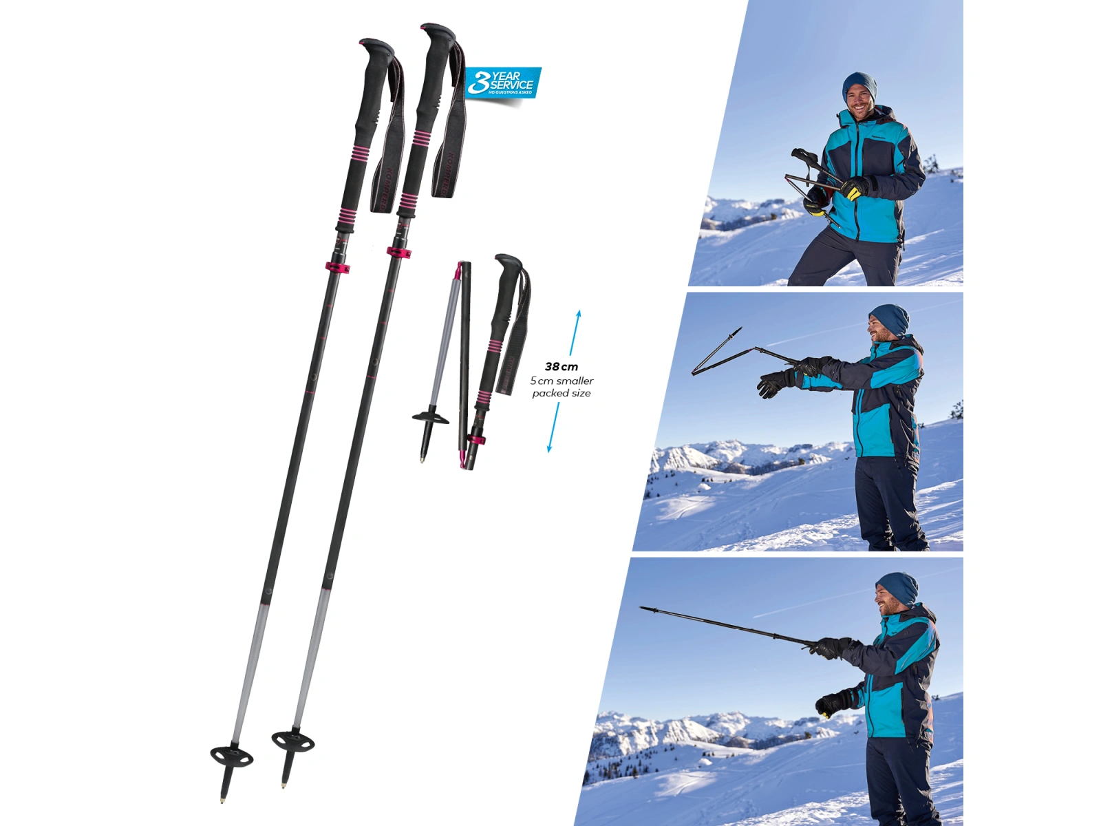 Komperdell CARBON FXP.4 EXPEDITION - VARIO COMPACT 2025/26