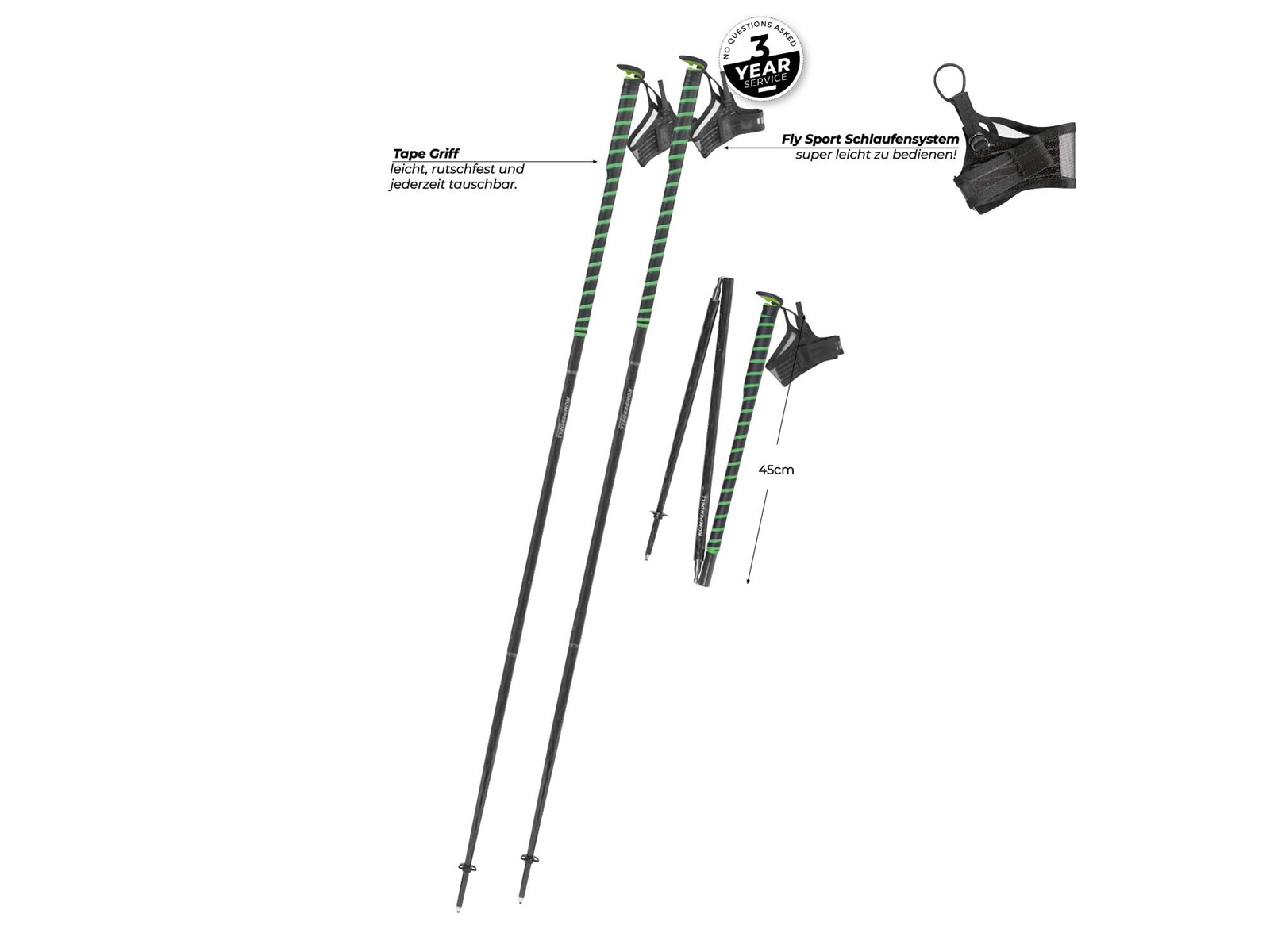 Komperdell FXP COMPOSITE TRAIL - GREEN 2025/26