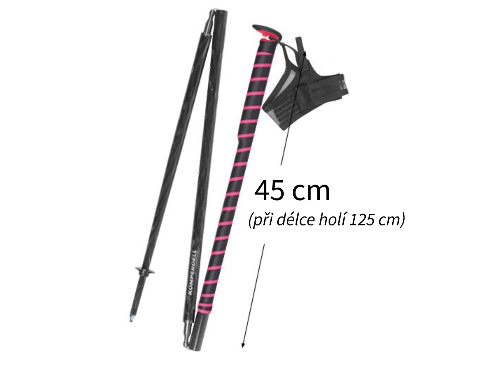 Komperdell FXP COMPOSITE TRAIL - PINK 2025/26