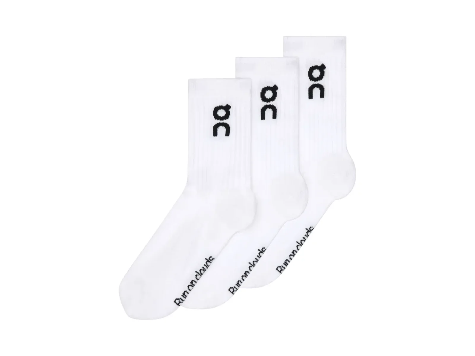 On Logo High 3P White
