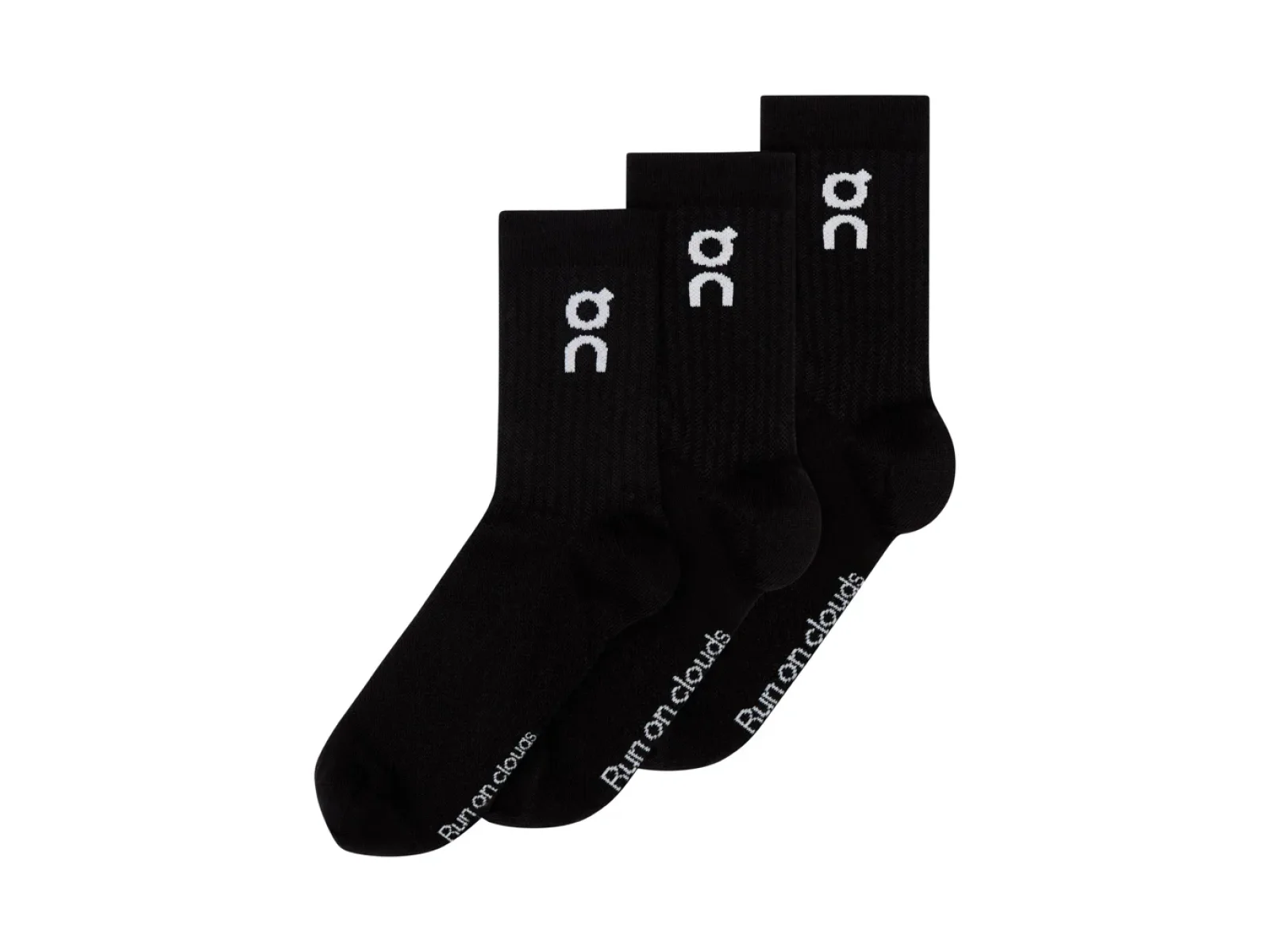 On Logo High 3P Black
