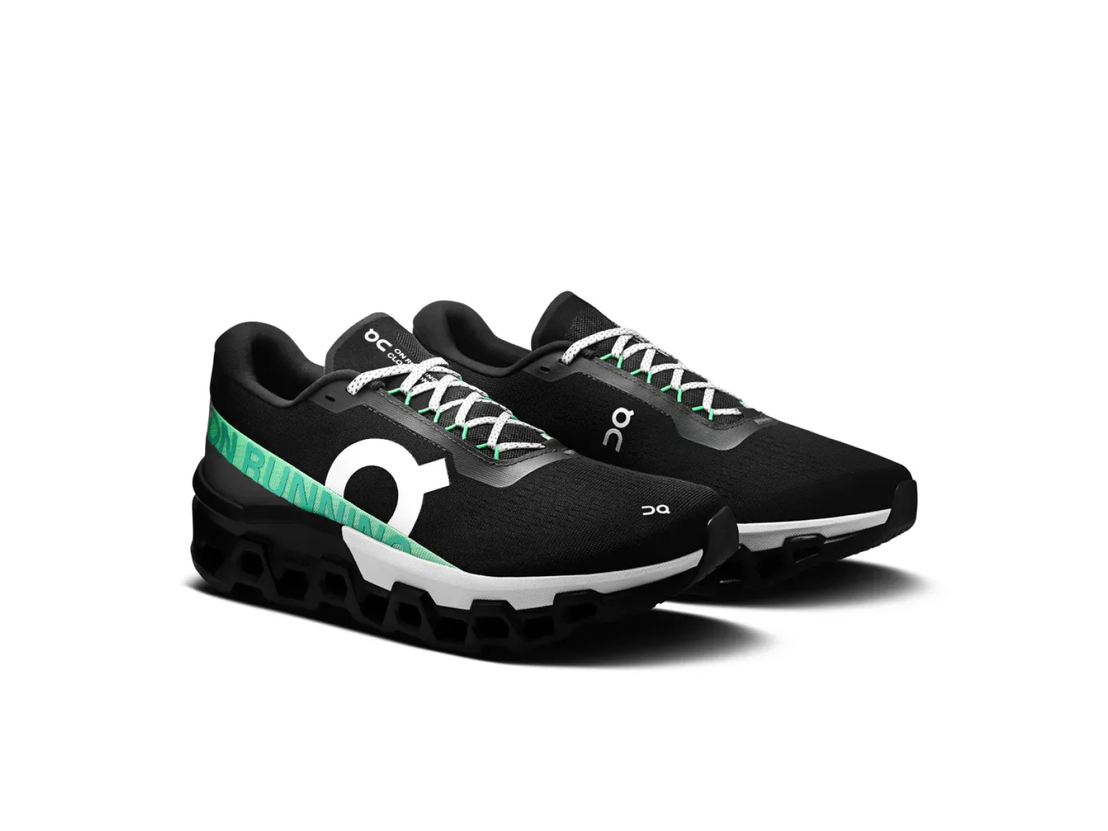 On Cloudmonster 2 Black/Glacier
