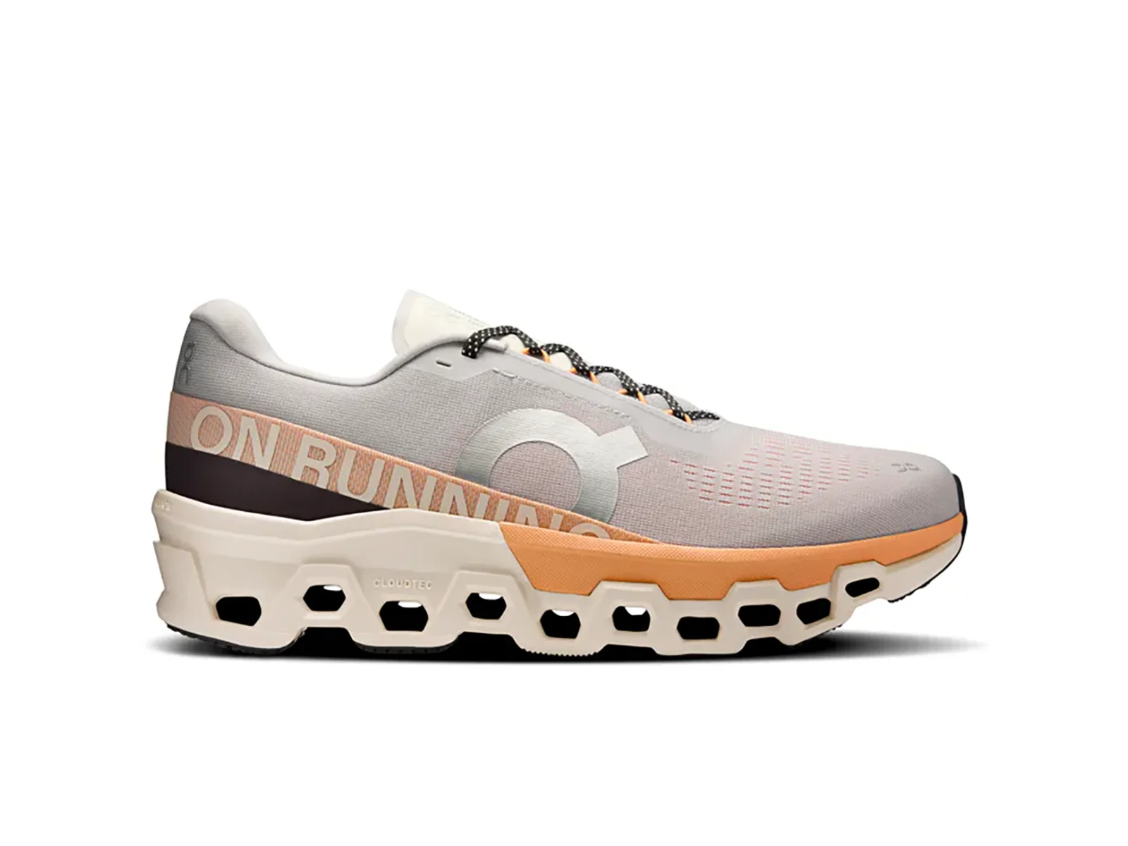 On Cloudmonster 2 Glacier/Tangerine