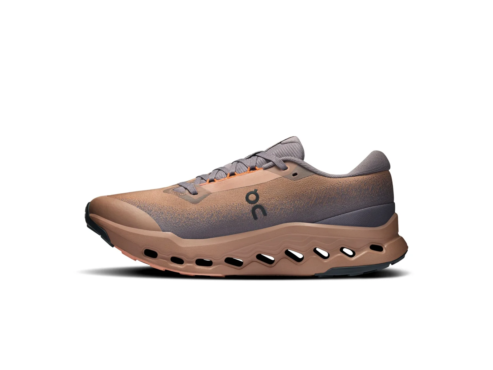 On Cloudsurfer-Trail 2 Waterproof Portobello/Pebble