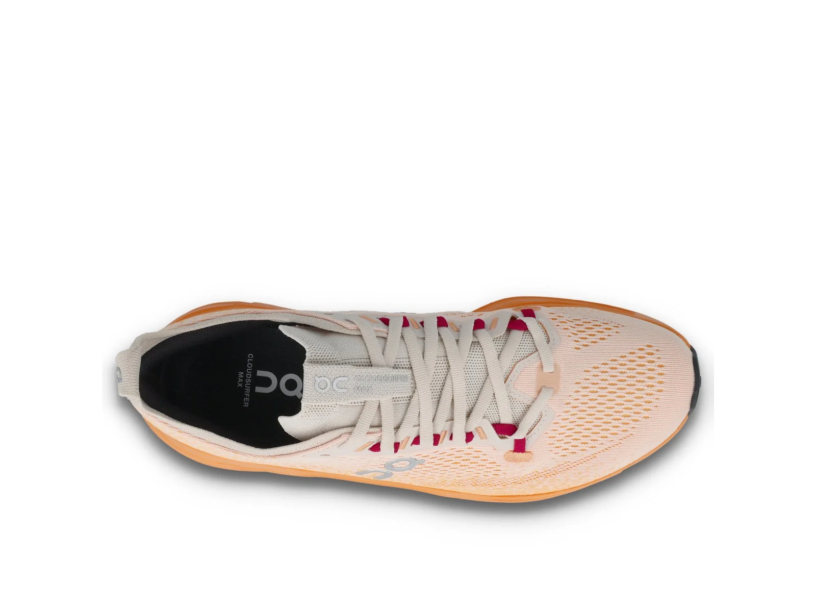 On Cloudsurfer Max Pearl/Tangerine