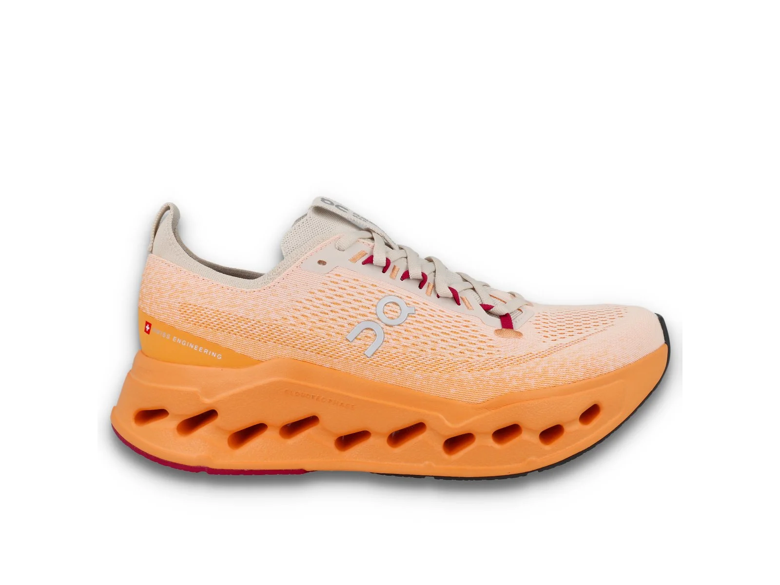 On Cloudsurfer Max Pearl/Tangerine