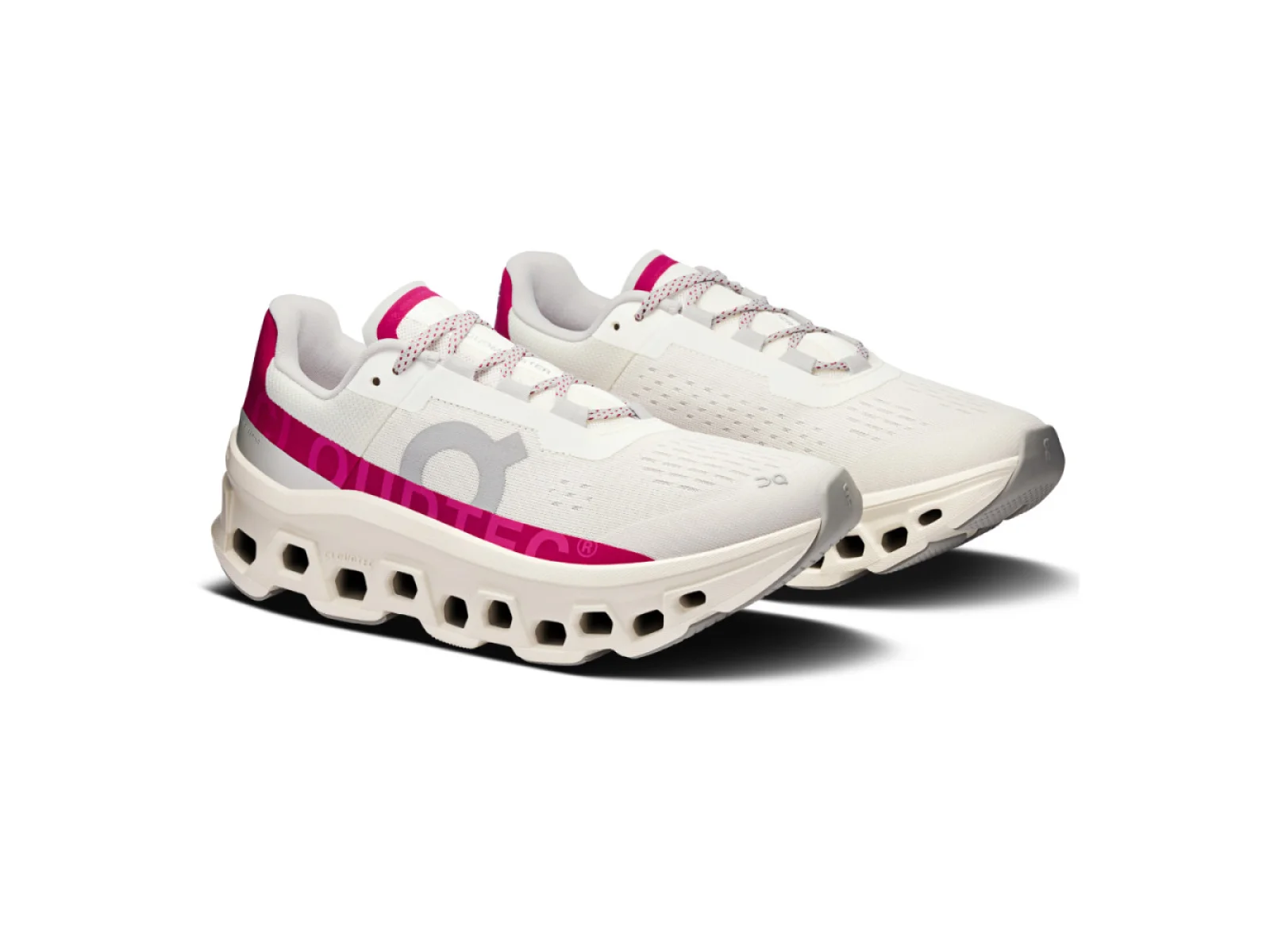 On Cloudmonster Ivory/Grenadine