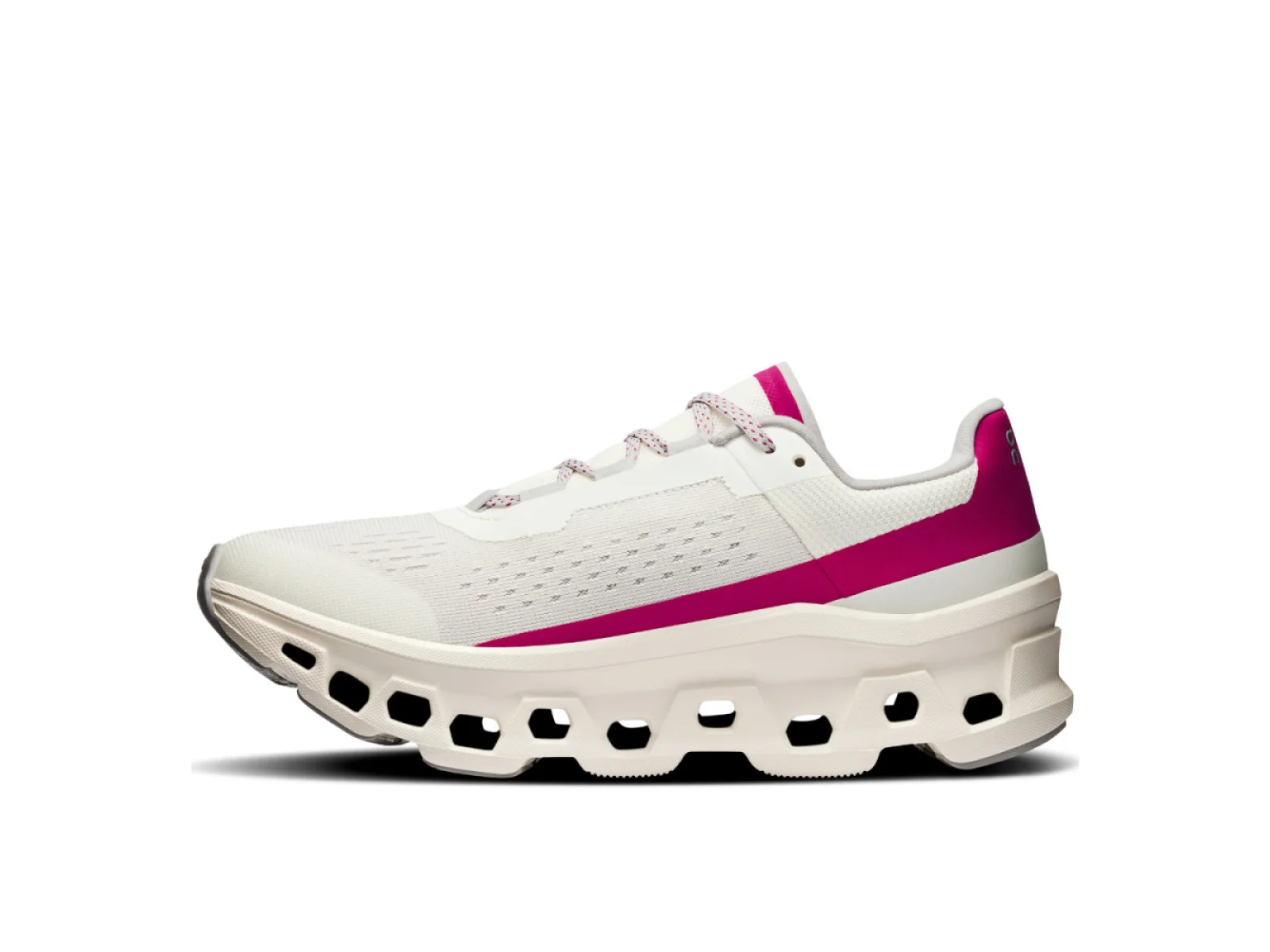 On Cloudmonster Ivory/Grenadine