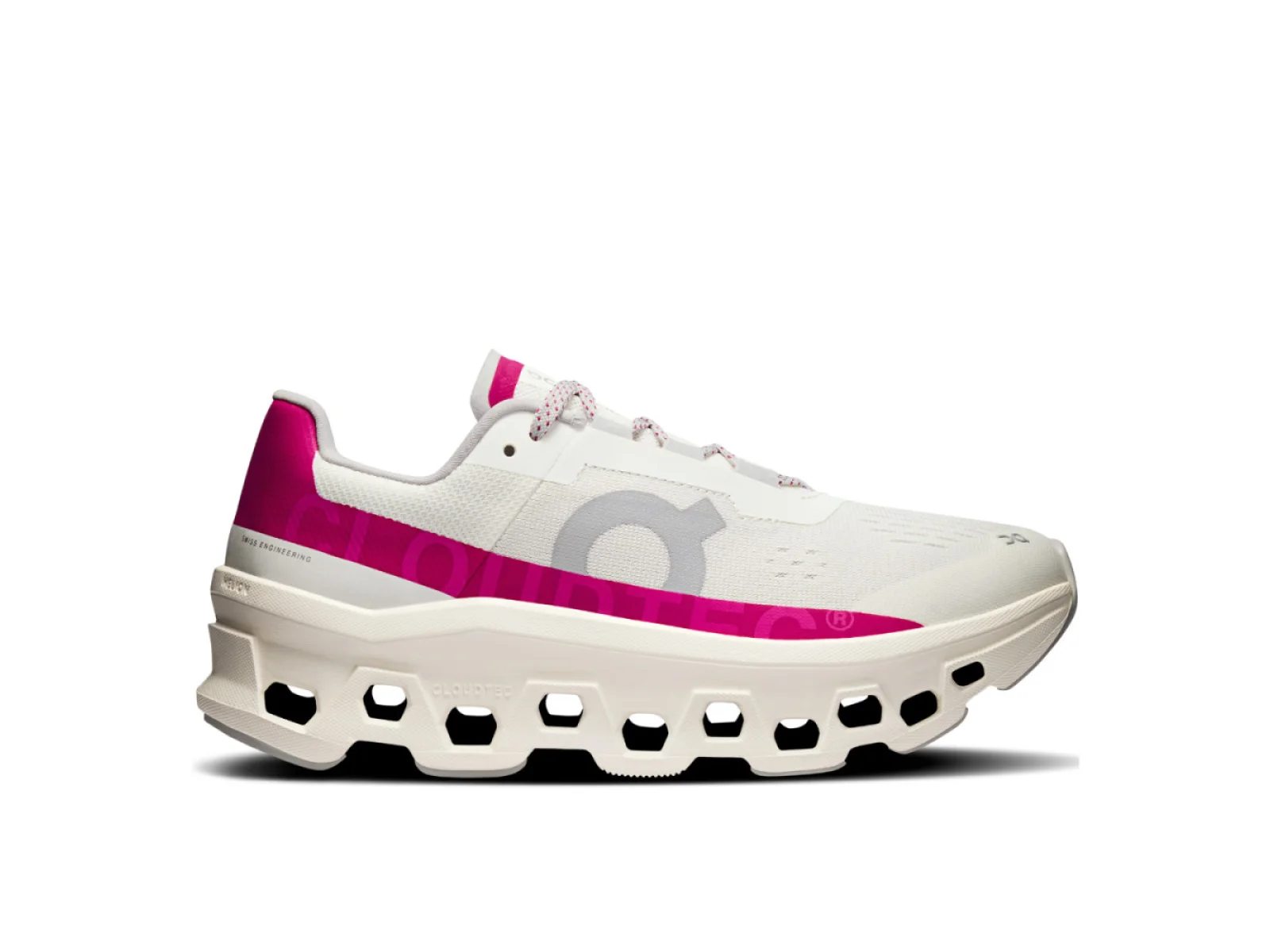 On Cloudmonster Ivory/Grenadine