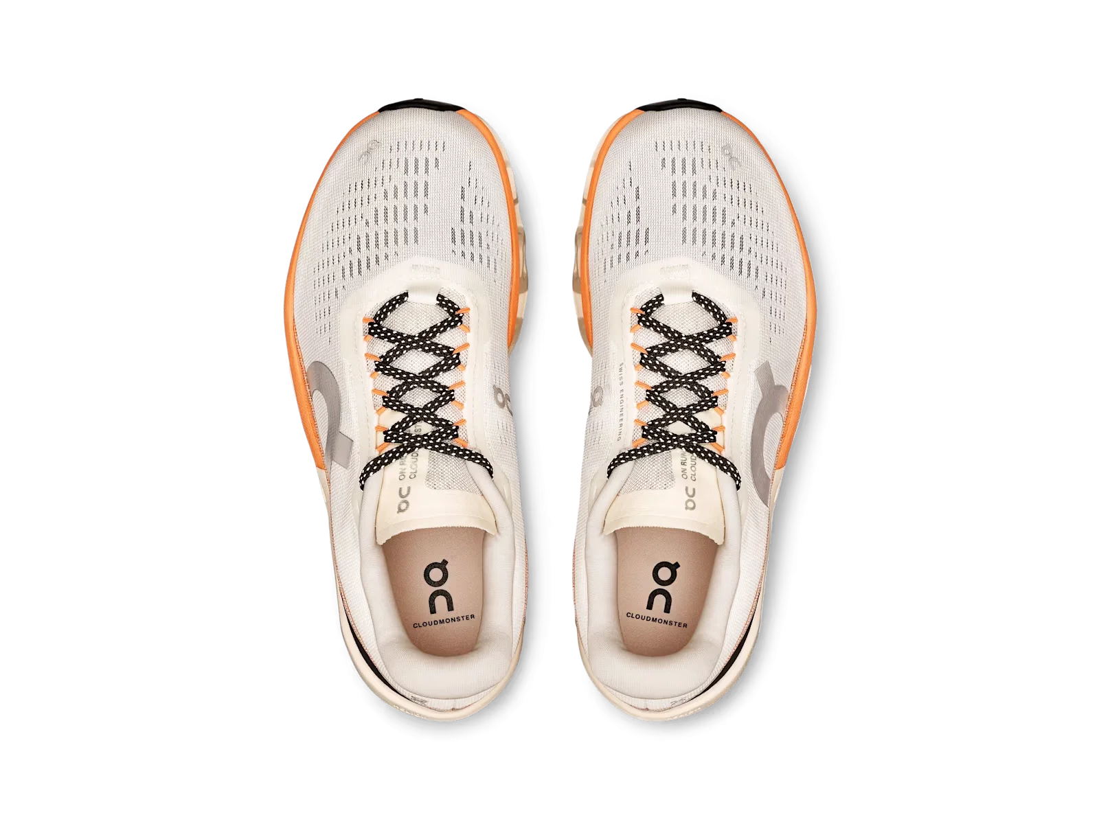 On Cloudmonster 2 Ivory/Tangerine