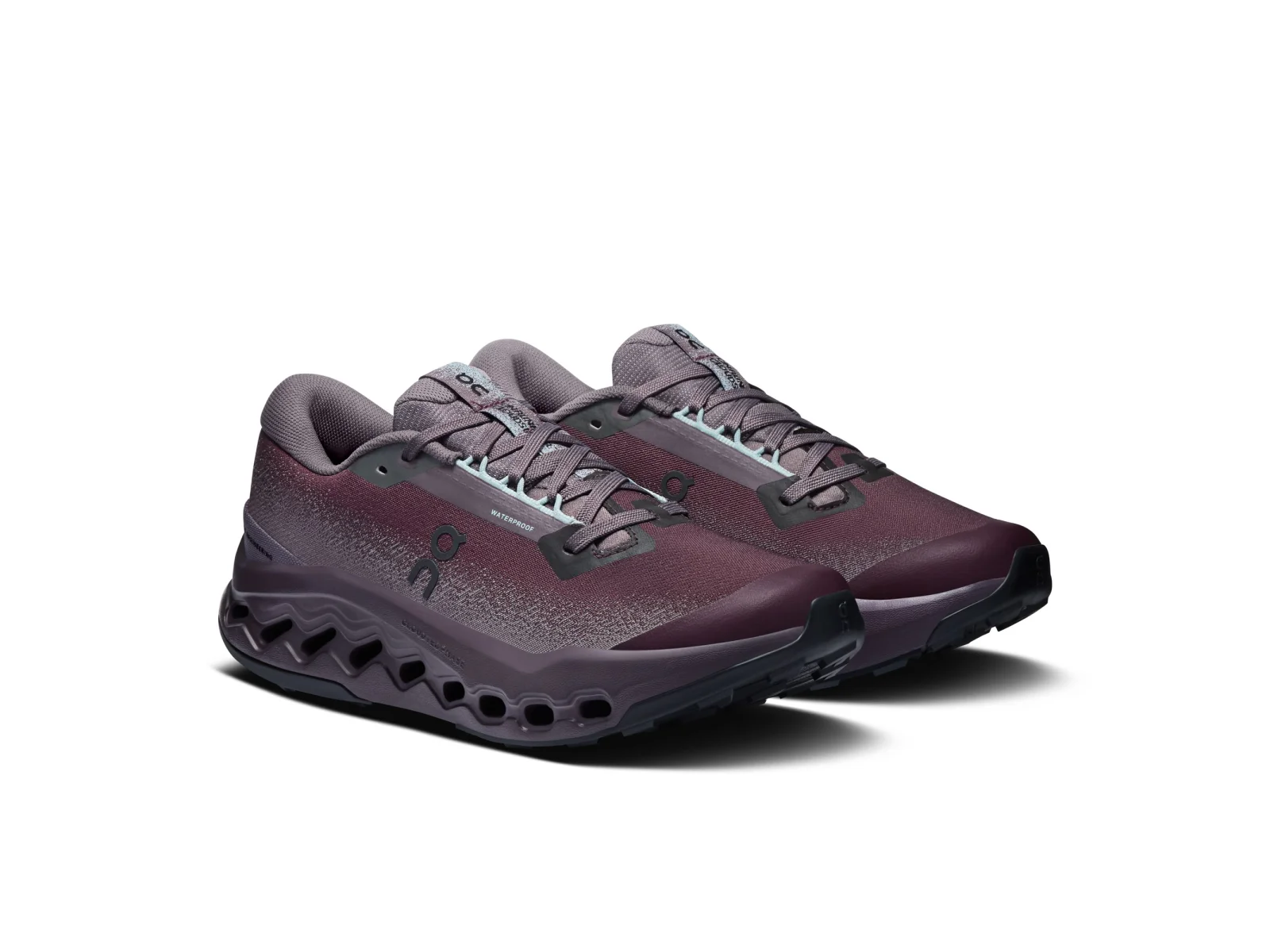 On Cloudsurfer-Trail 2 Waterproof Urchin/Pebble