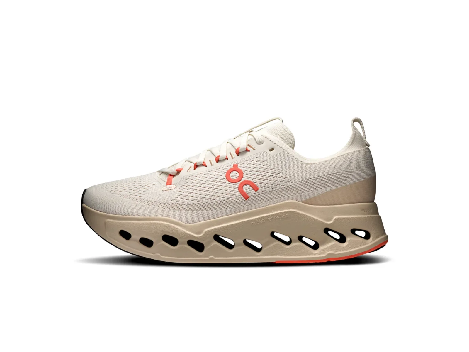 On Cloudsurfer Max Ivory/Salmon