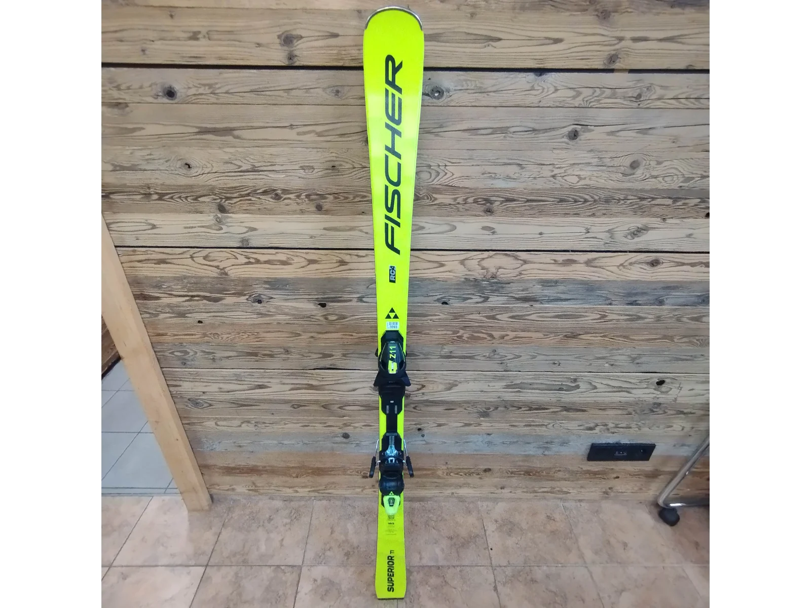 Fischer RC4 SUPERIOR TI YELLOW + RC4 Z11 PR 26/27