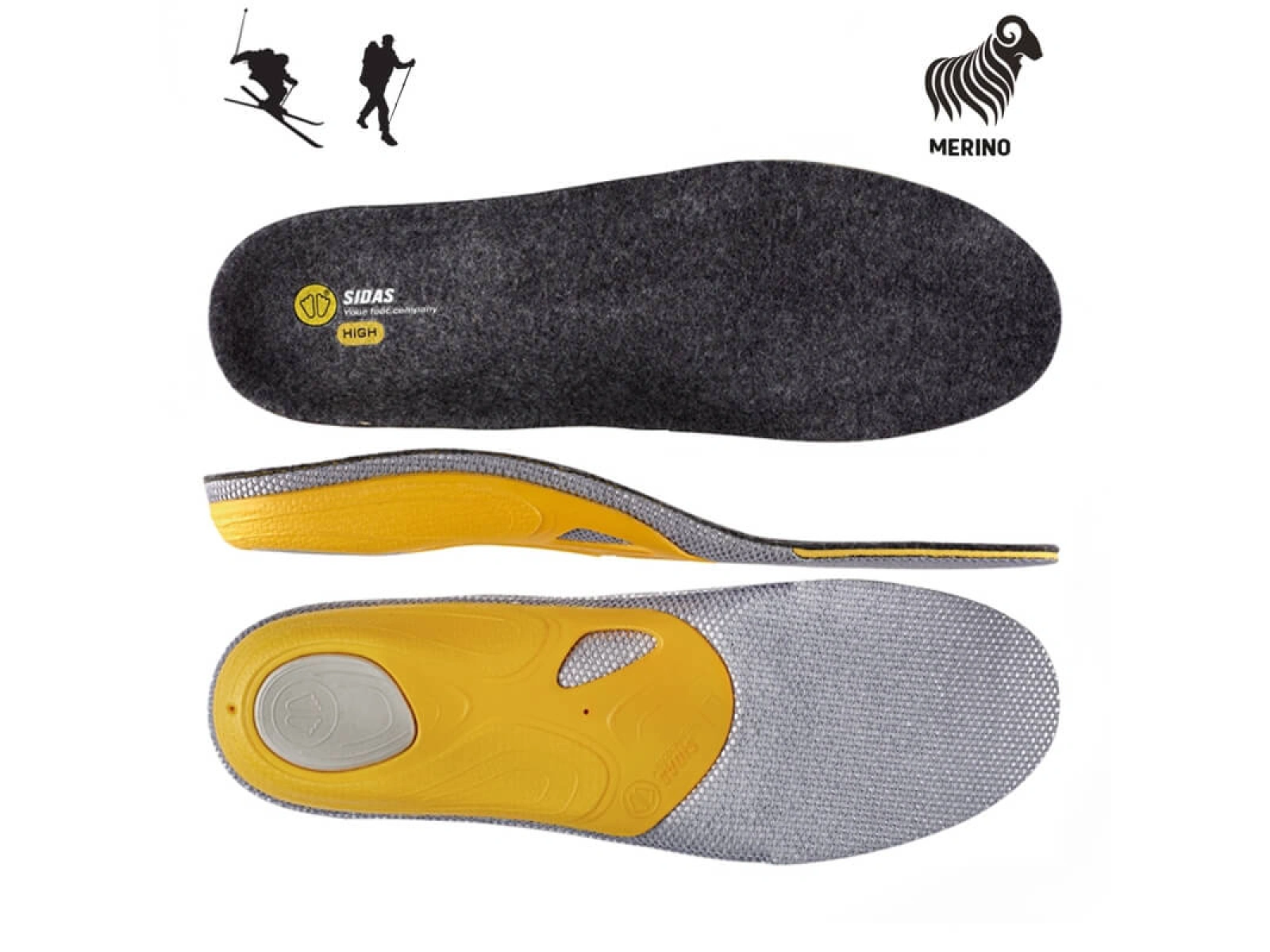 Sidas 3FEET MERINO HIGH