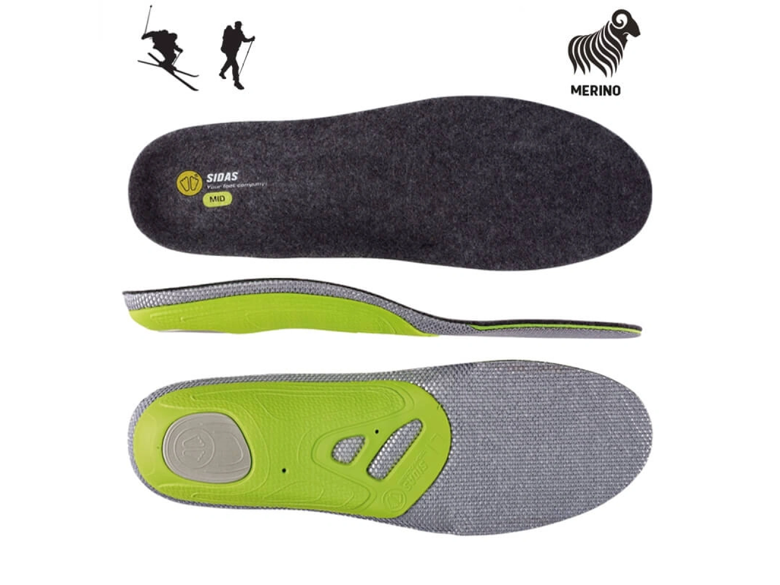 Sidas 3FEET MERINO MID