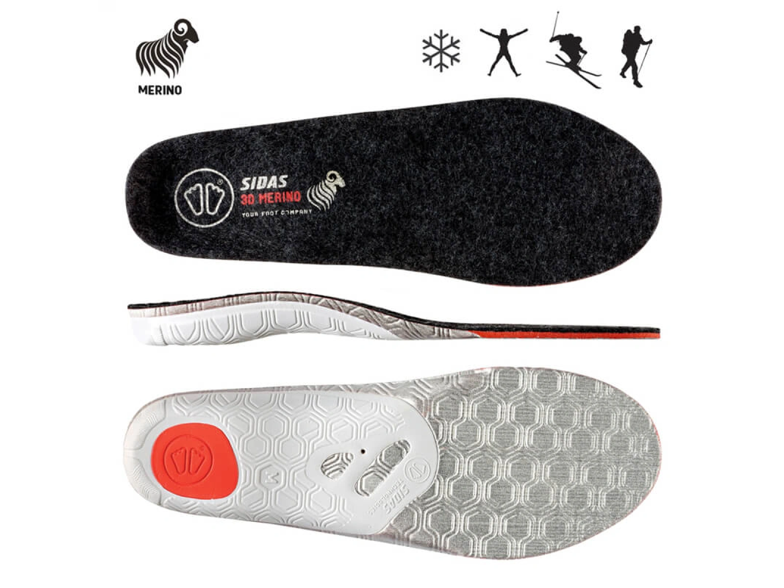 Sidas WINTER 3D MERINO
