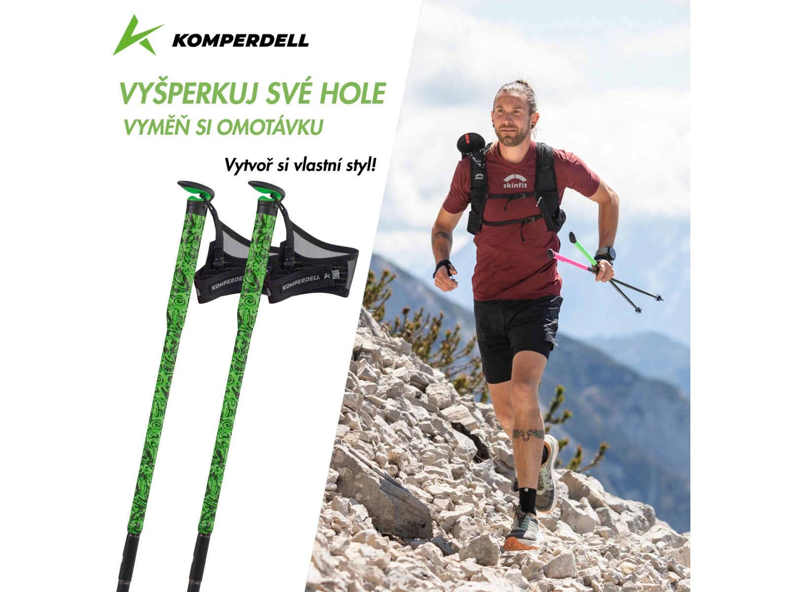 Gripy Komperdell ERLKÖNIG GREEN