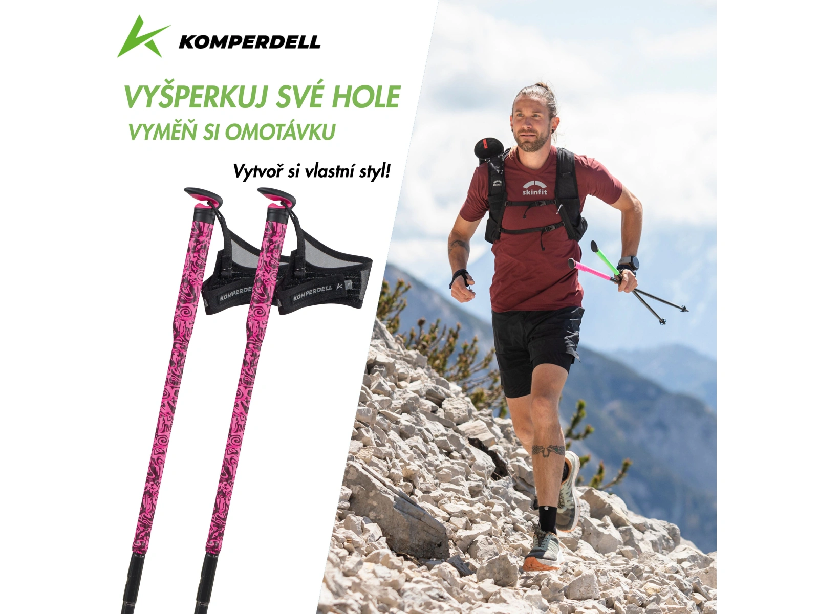 Gripy Komperdell ERLKÖNIG PINK