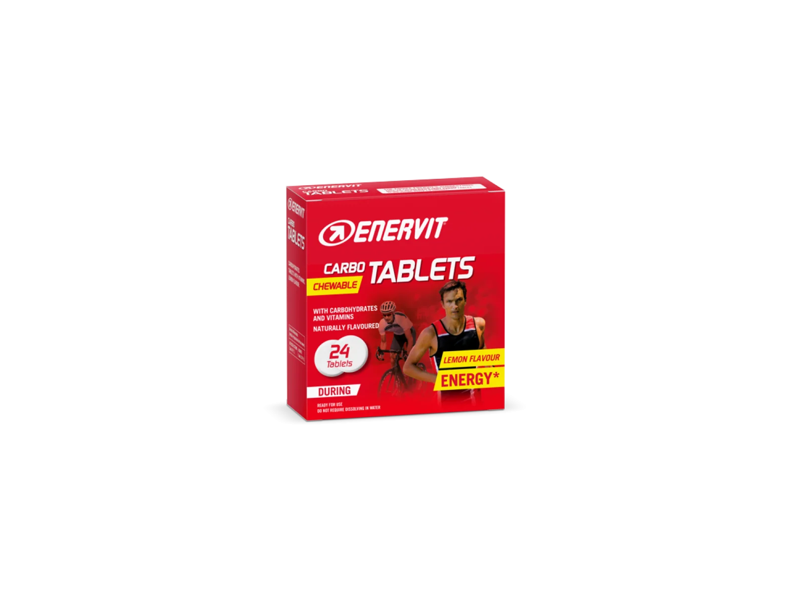 Enervit Carbo Tablets - 24 energetických tablet - citron