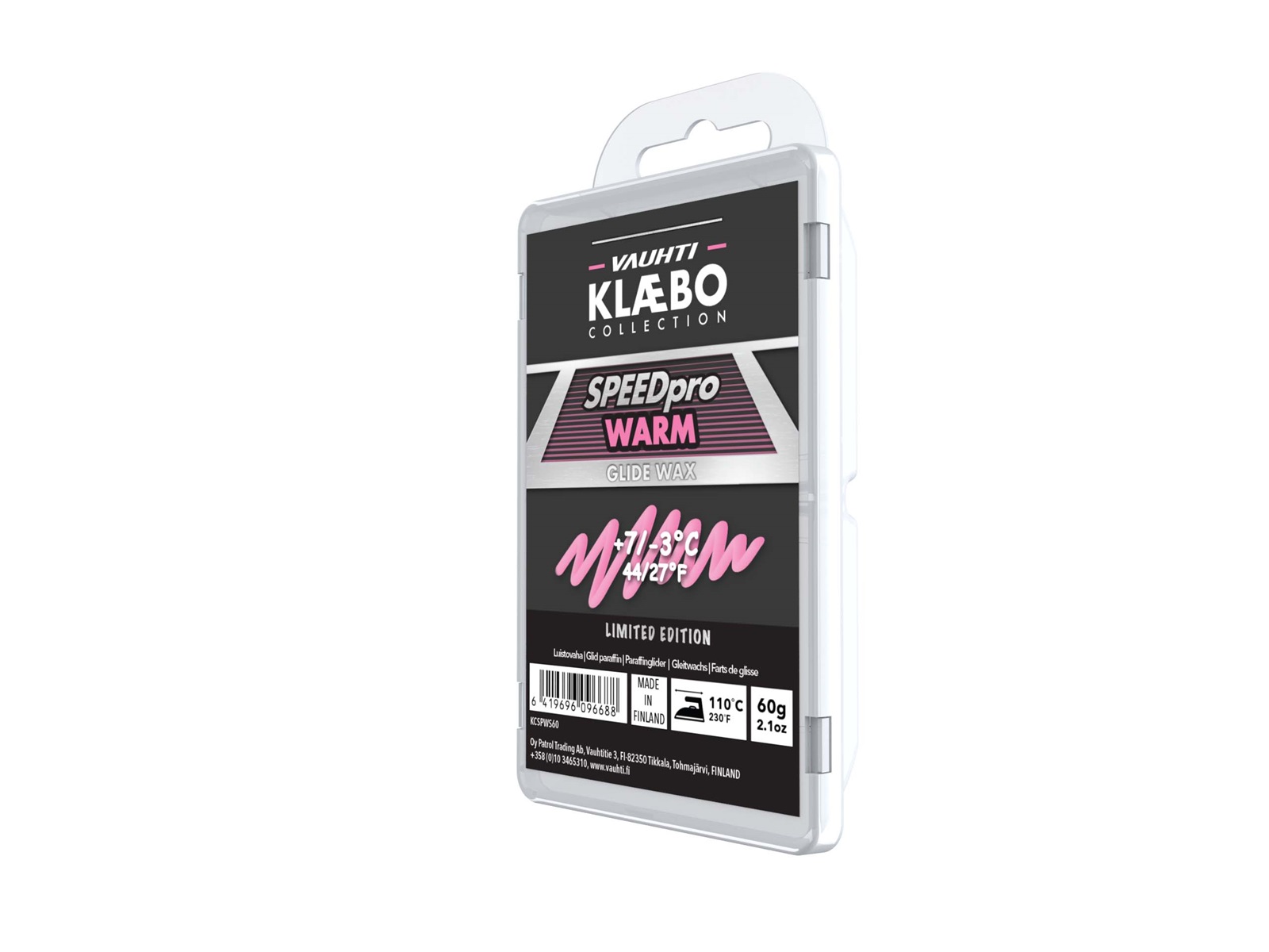 Vauhti SPEED PRO WARM 60 g (+7/-3)