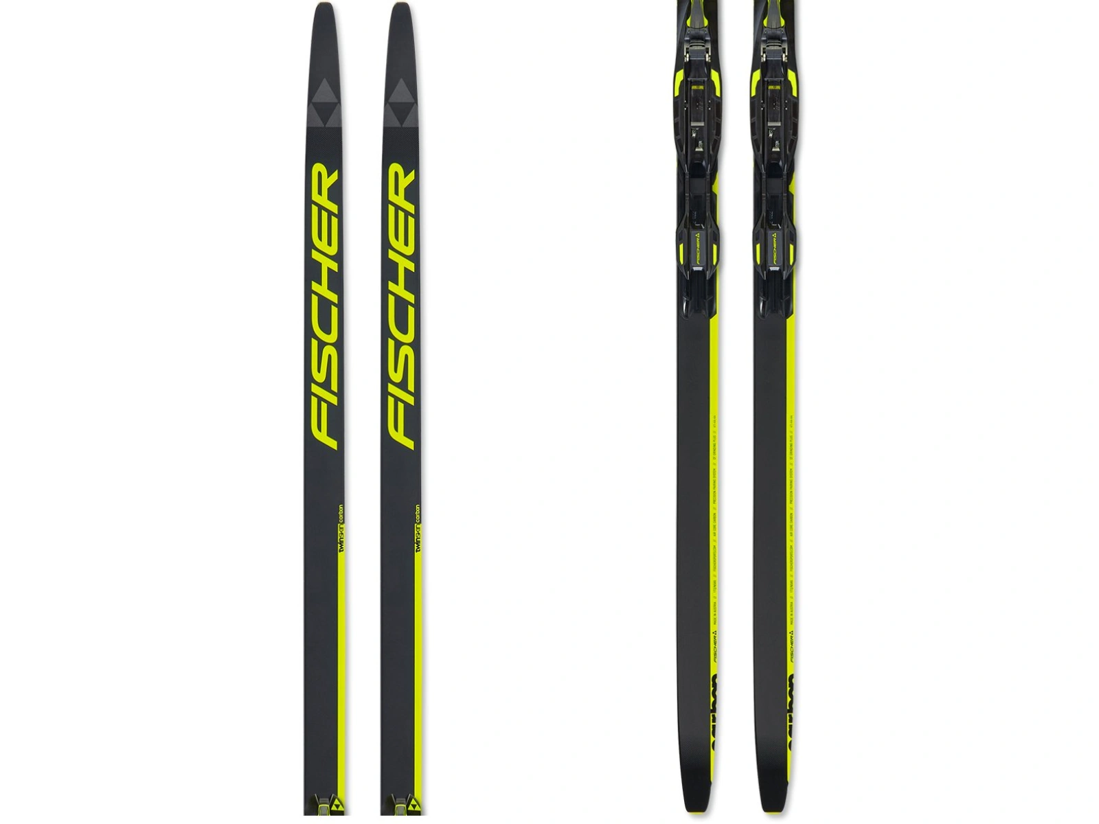 Fischer TWIN SKIN CARBON JR + RACE CLASSIC 2024/25