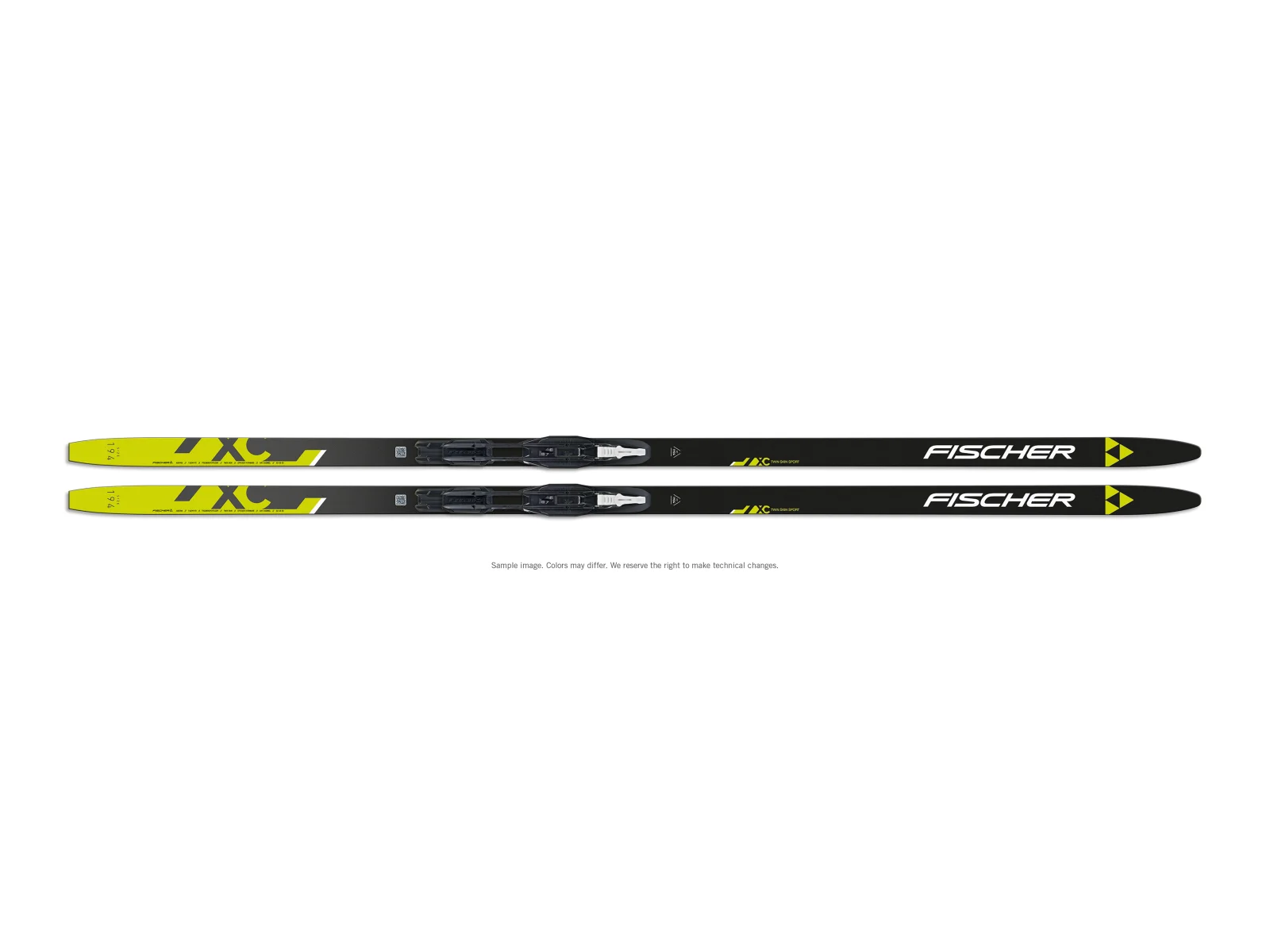 Fischer TWIN SKIN SPORT EF YELLOW + CONTROL STEP 2025/26