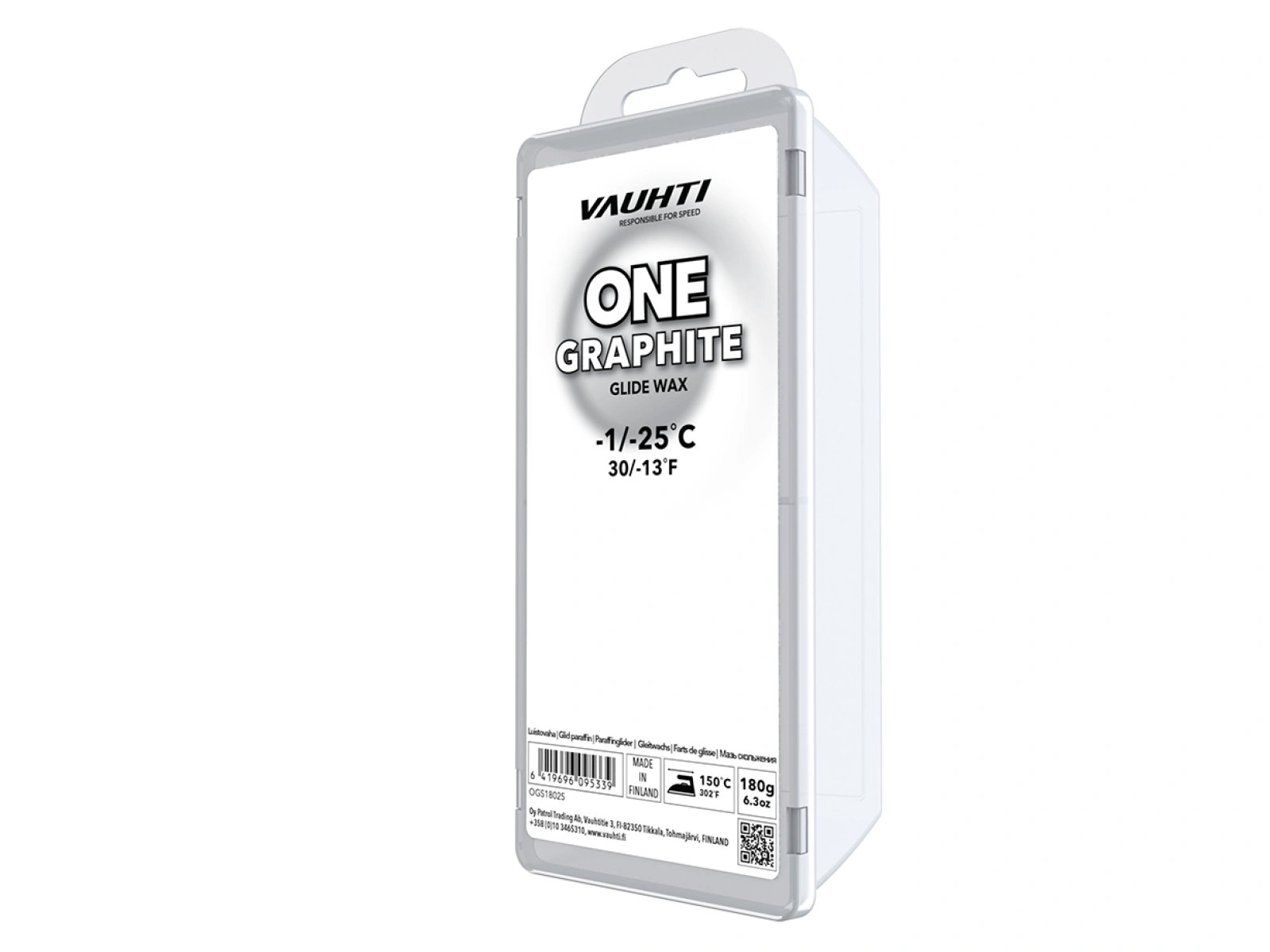 Vauhti ONE GRAPHITE 180 g (-1/-25)