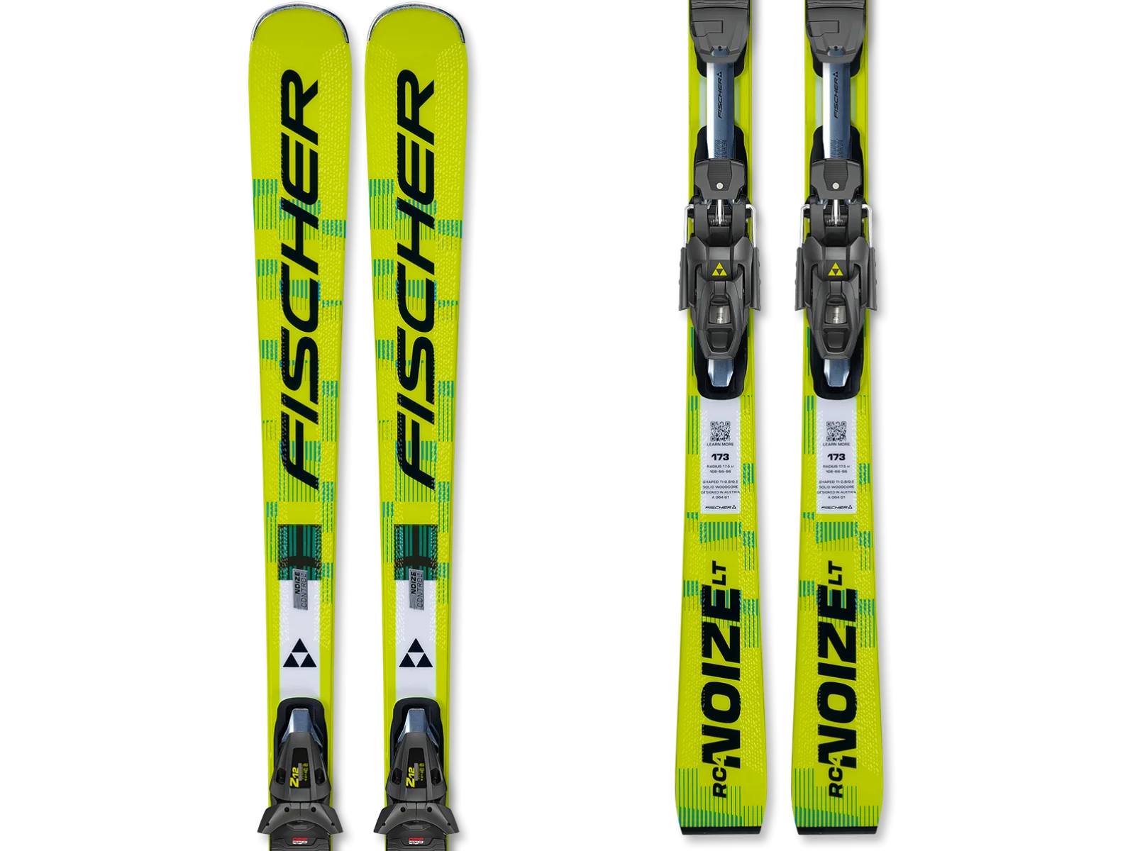 Fischer RC4 NOIZE LT YELLOW SUPERFLEX + RC4 Z12 GW 26/27
