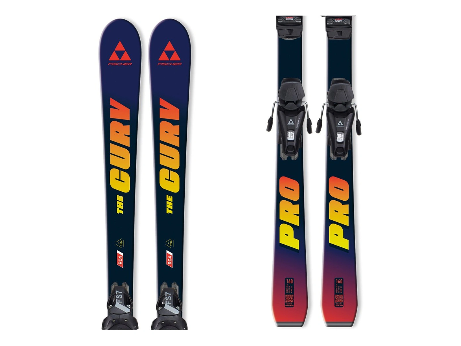Fischer THE CURV PRO JRS + FS 7 CA JRS 25/26