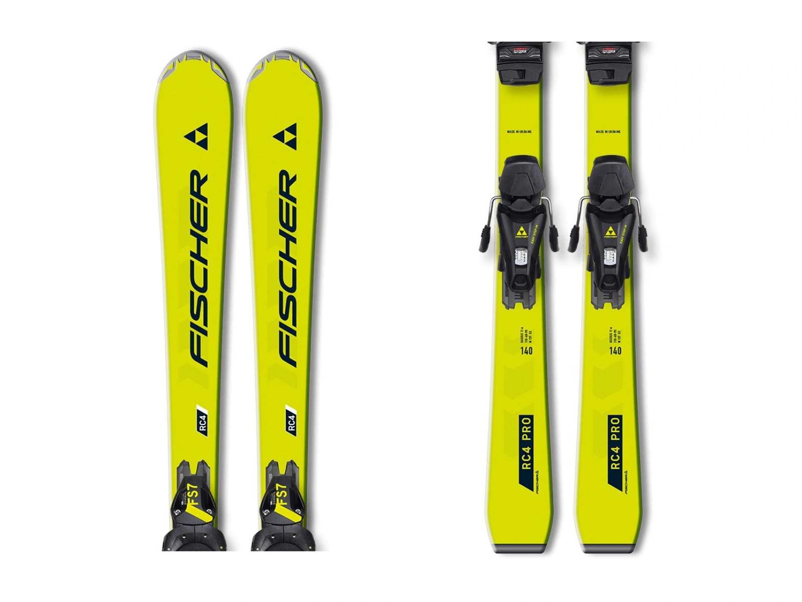 Fischer RC4 PRO JRS + FS 7 CA JRS BLACK 24/25