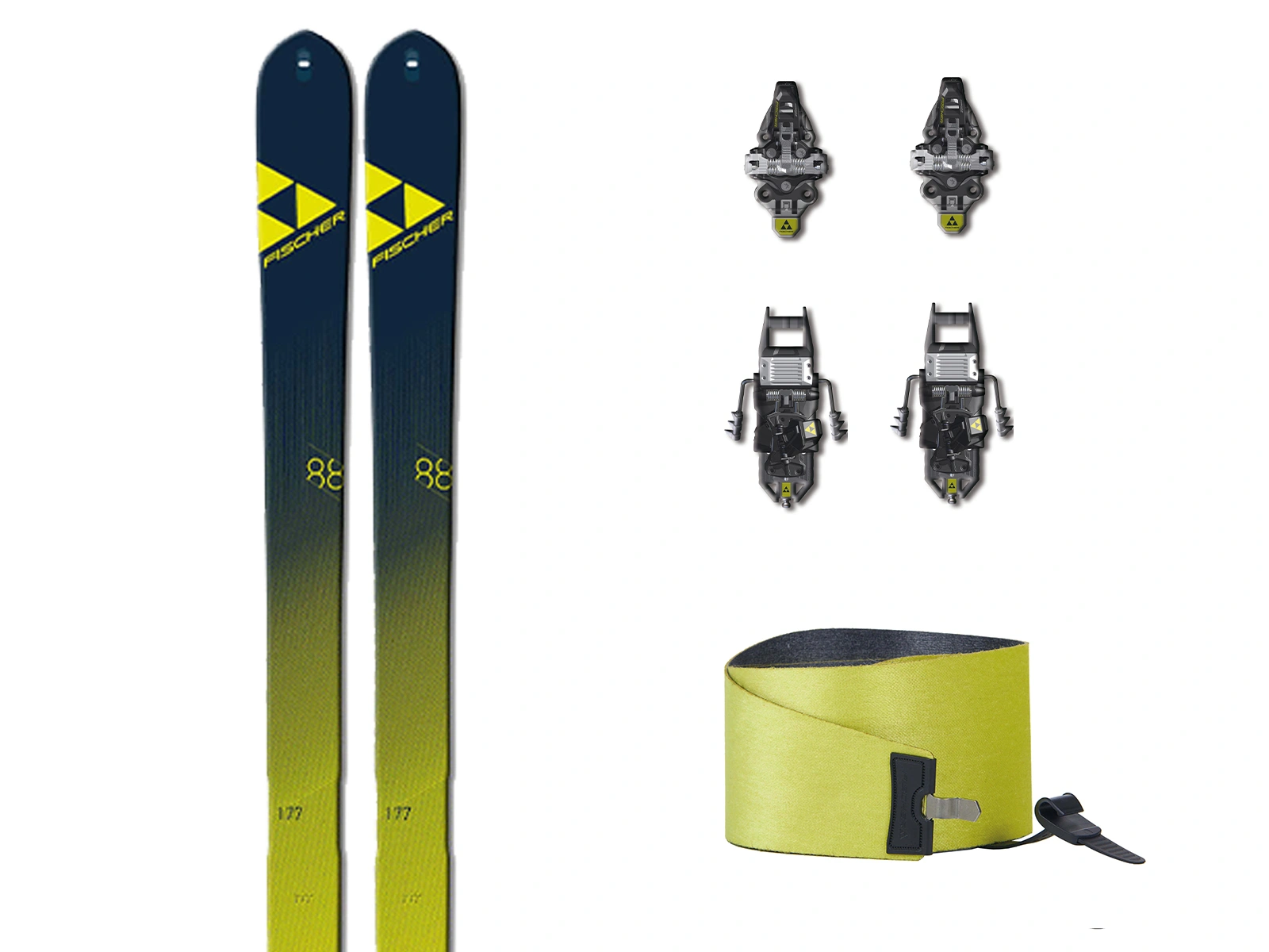 Fischer X-TREME 88 + TOUR CLASSIC BRAKE 90 + pásy 22/23