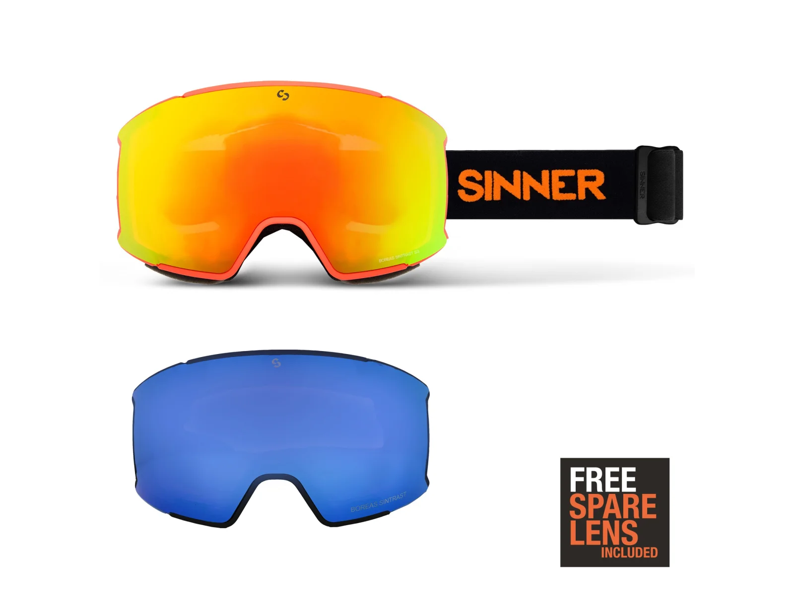 Sinner BOREAS MATTE ORANGE NEON