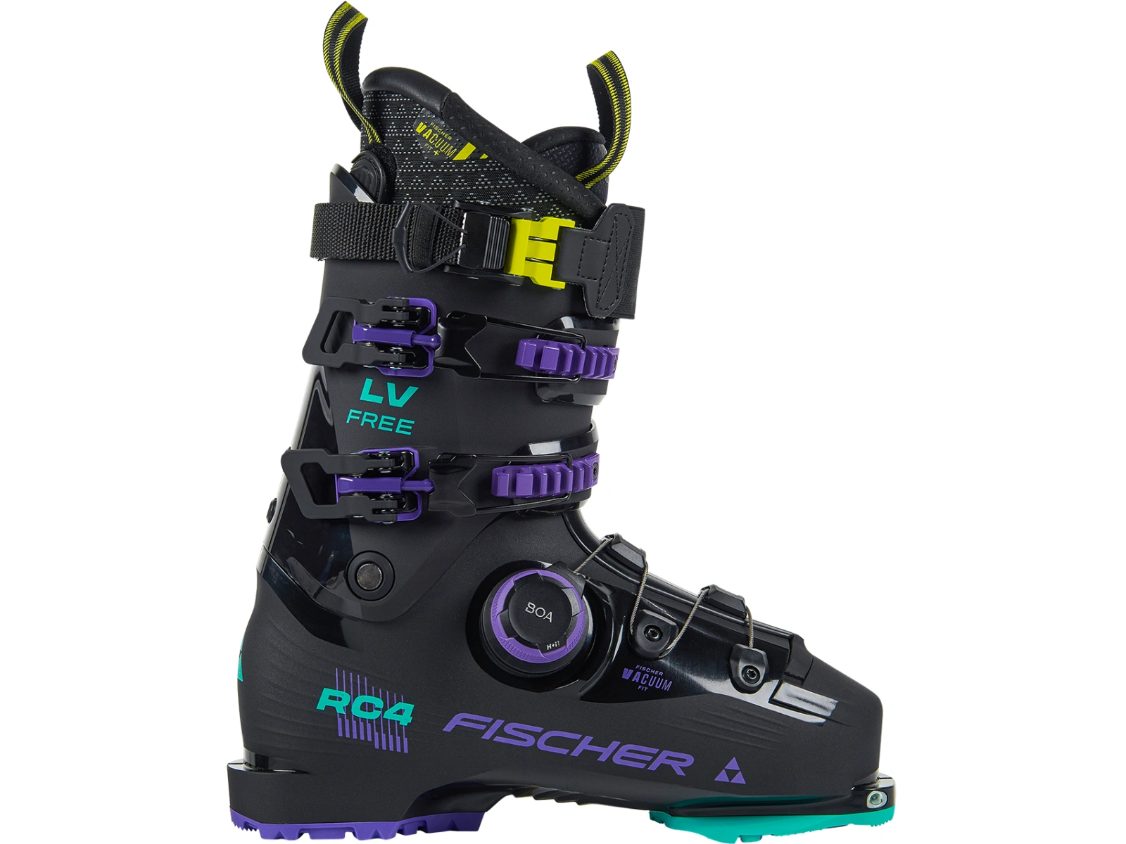 Fischer RC4 FREE 120 LV VAC BOA BLACK 25/26