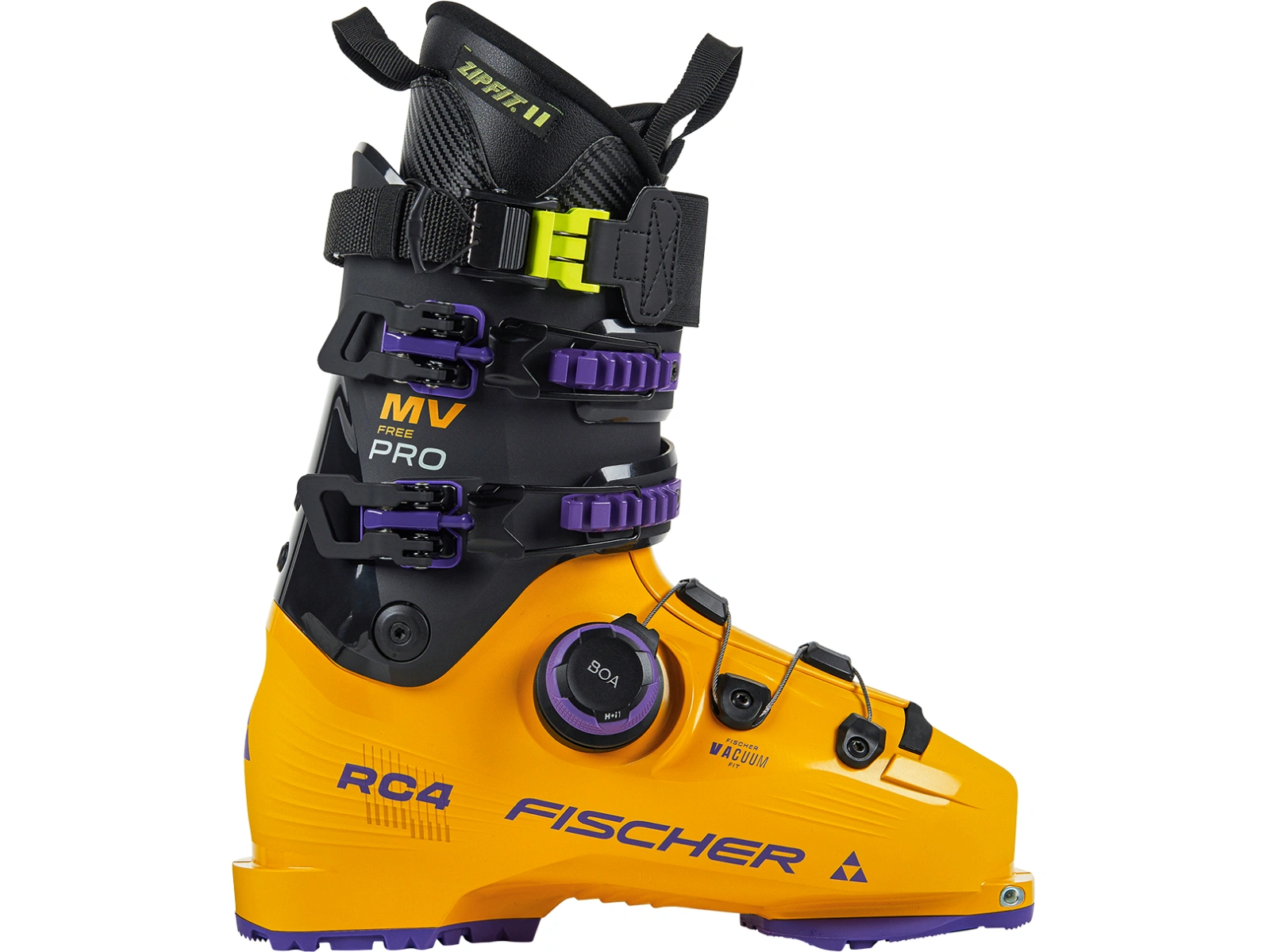 Fischer RC4 FREE PRO MV VAC BOA MANGO/CARBON 25/26