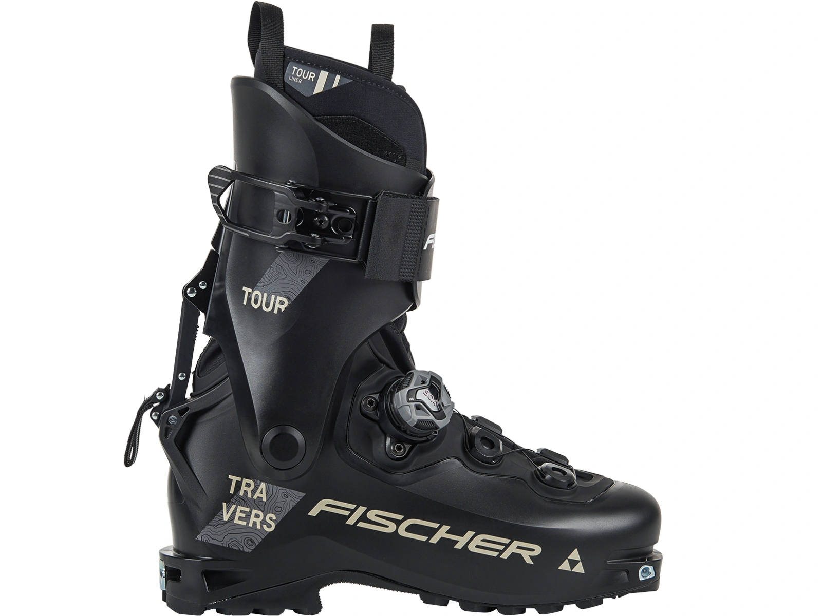 Fischer TRAVERS TOUR BLACK/BLACK 25/26